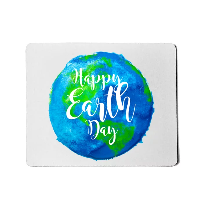 Happy Earth Day Globe Mousepad