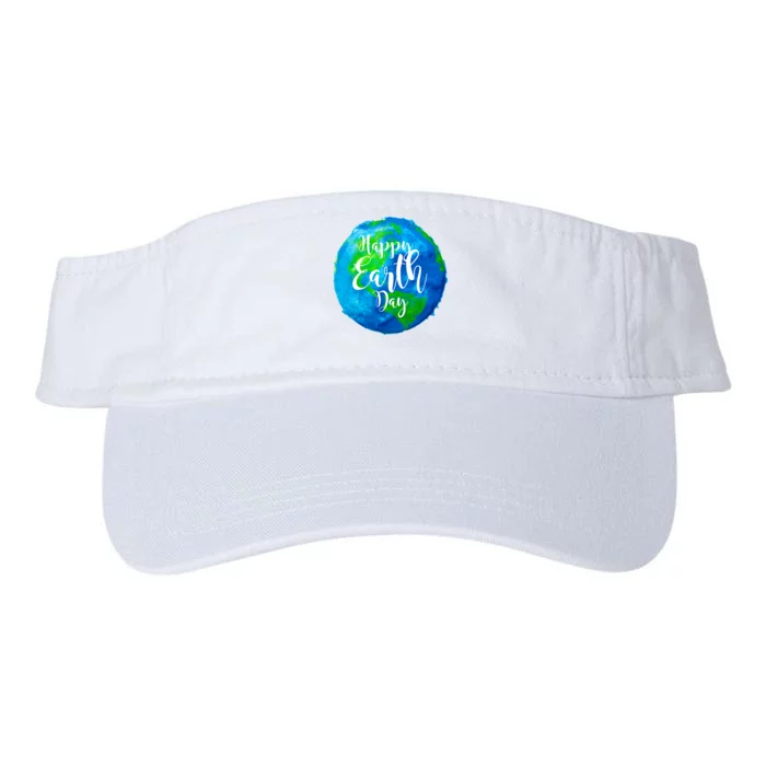 Happy Earth Day Globe Valucap Bio-Washed Visor