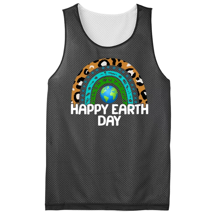 Happy Earth Day Wildlife Sealife Rainbow Mesh Reversible Basketball Jersey Tank