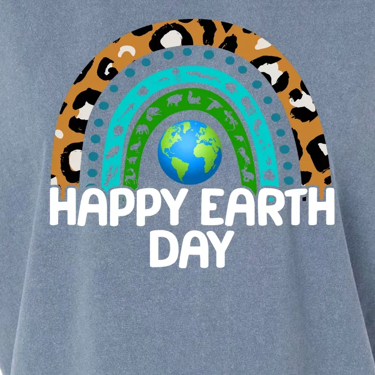 Happy Earth Day Wildlife Sealife Rainbow Garment-Dyed Women's Muscle Tee