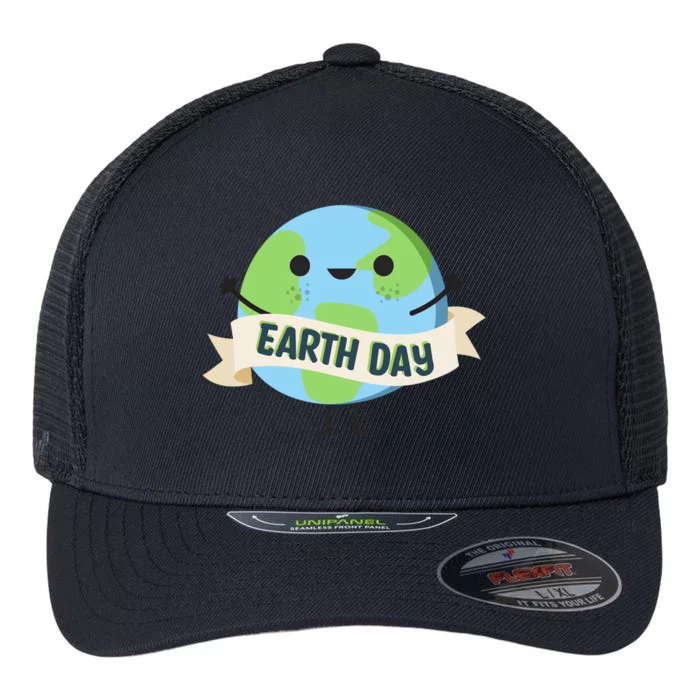 Happy Earth Day Flexfit Unipanel Trucker Cap