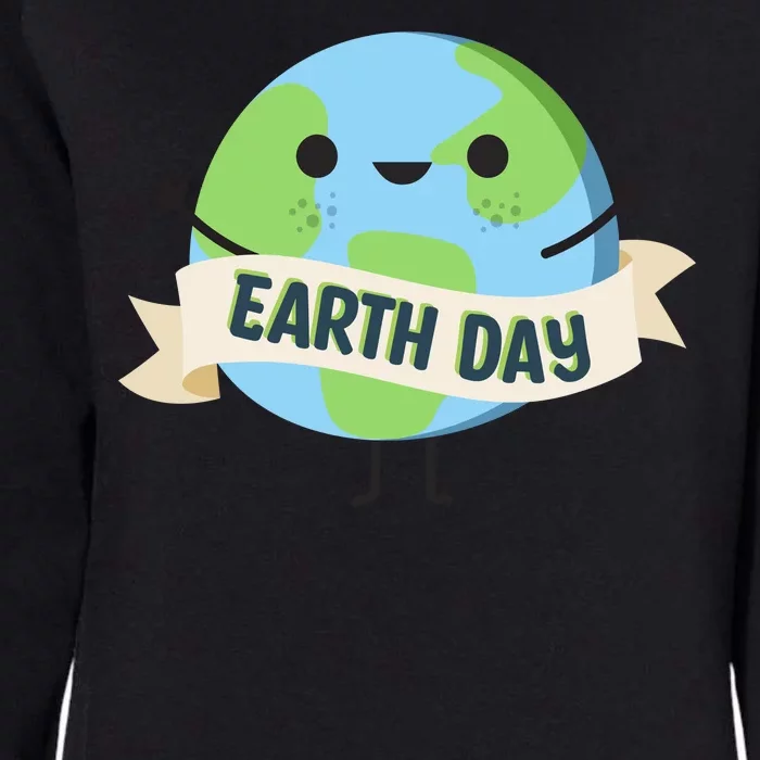 Happy Earth Day Womens California Wash Sweatshirt