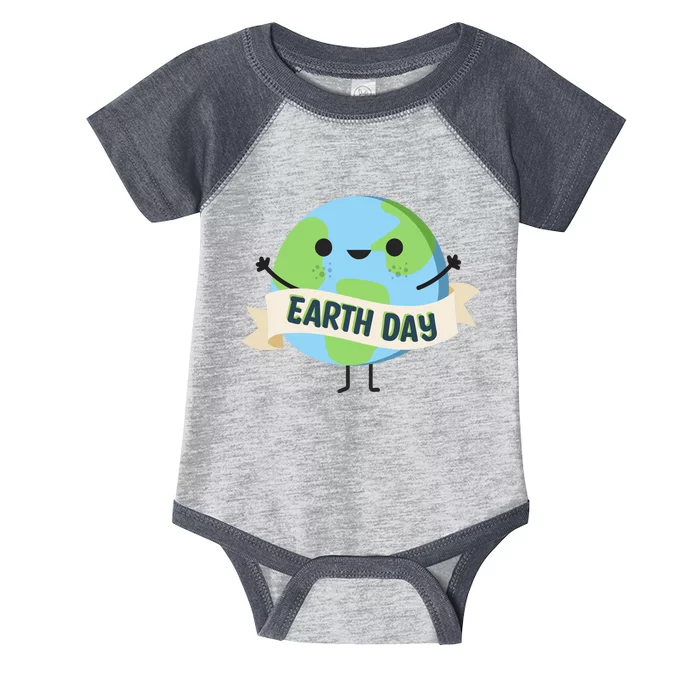 Happy Earth Day Infant Baby Jersey Bodysuit