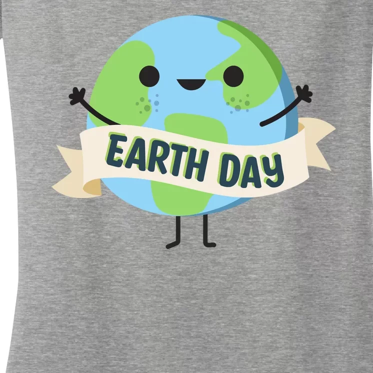 Happy Earth Day Women's V-Neck T-Shirt