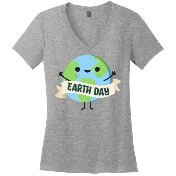 Happy Earth Day Women's V-Neck T-Shirt