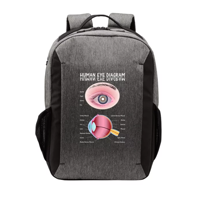 Human Eye Diagram Vector Backpack