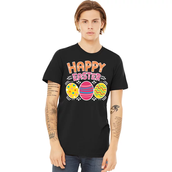 Happy Easter Day Colorful Egg Hunting Premium T-Shirt