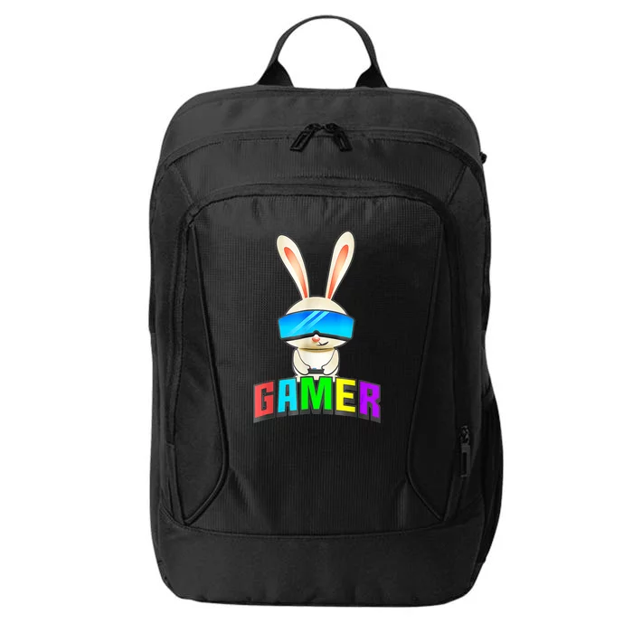 Happy Easter Day Bunny Egg Funny Gamer City Backpack