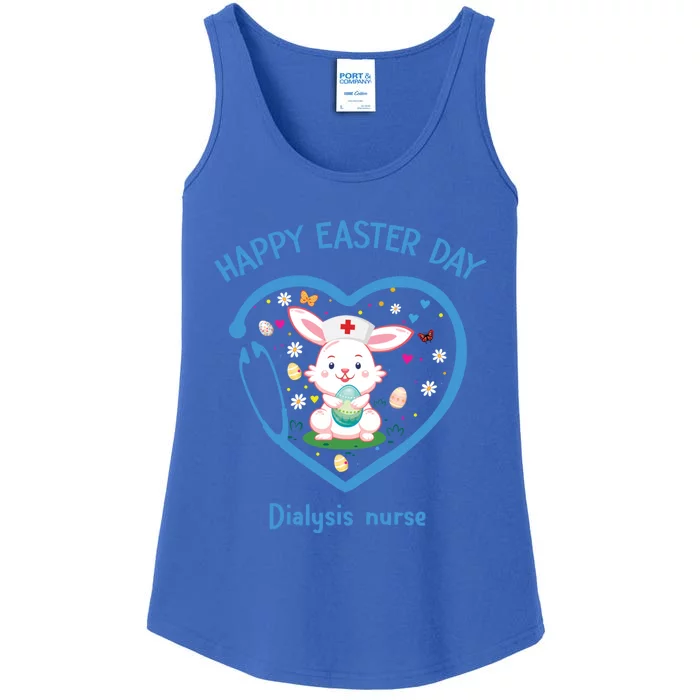 Happy Easter Dialysis Nurse Gift Cute Nurse Easter Day Meaningful Gift Ladies Essential Tank