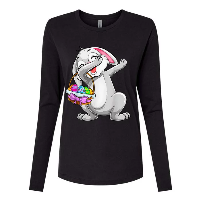 Happy Easter Day Cute Bunny Egg Hunt rabbit Womens Cotton Relaxed Long Sleeve T-Shirt