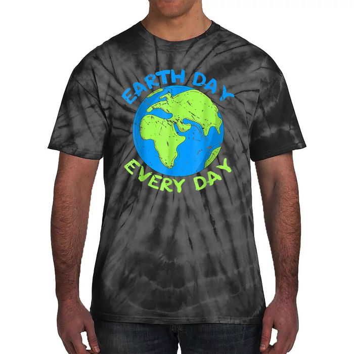 Happy Earth Day Everyday Cute Earth Day 2024 Tie-Dye T-Shirt