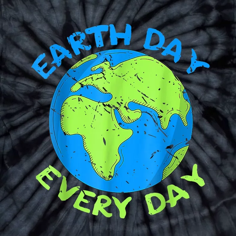 Happy Earth Day Everyday Cute Earth Day 2024 Tie-Dye T-Shirt