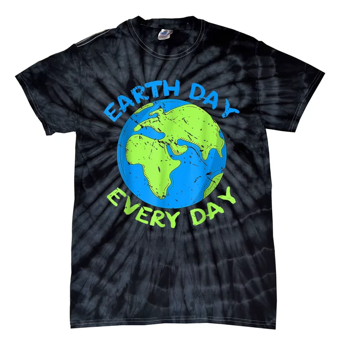 Happy Earth Day Everyday Cute Earth Day 2024 Tie-Dye T-Shirt