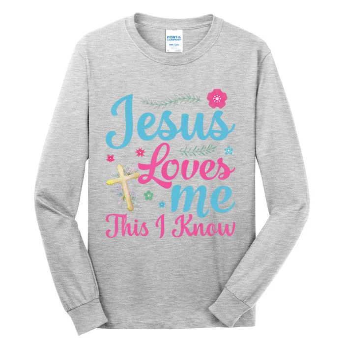 Happy Easter Day Quotes Jesus Loves Me This I Know Tall Long Sleeve T-Shirt