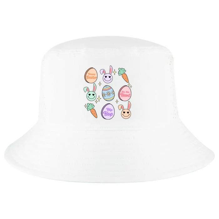 Happy Easter Day On The Hunt Hip Hop Retro Cool Comfort Performance Bucket Hat