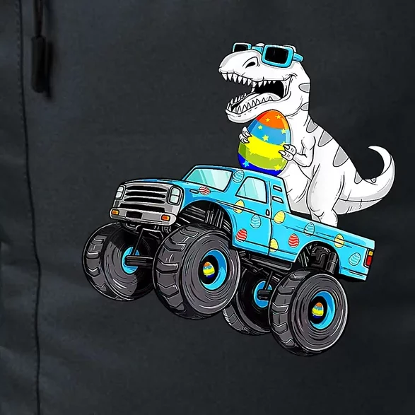 Happy Easter Dinosaur Riding Monster Truck T Rex Daily Commute Backpack