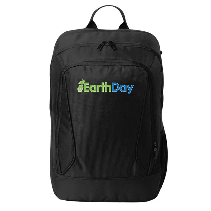 Hashtag Earth Day Awareness City Backpack