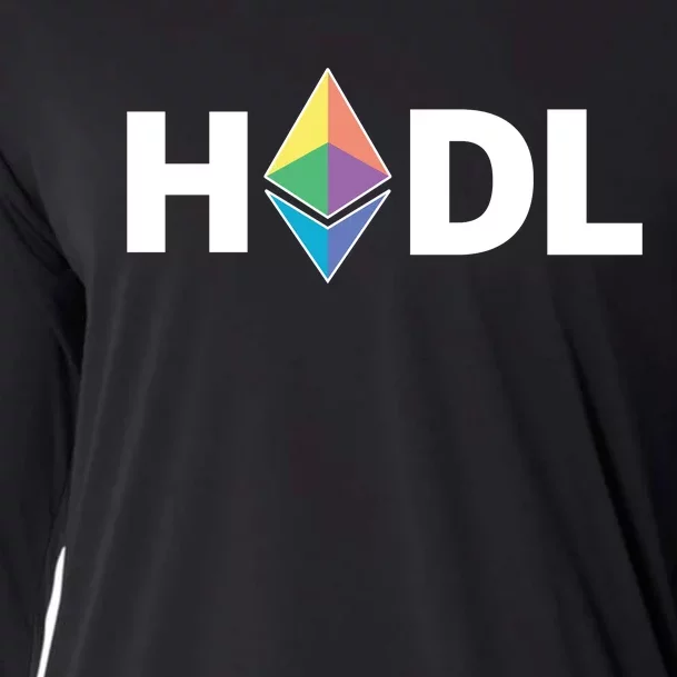 HODL Ethereum, Ethereum Logo Cryptocurrency, Funny HODL ETH Cooling Performance Long Sleeve Crew