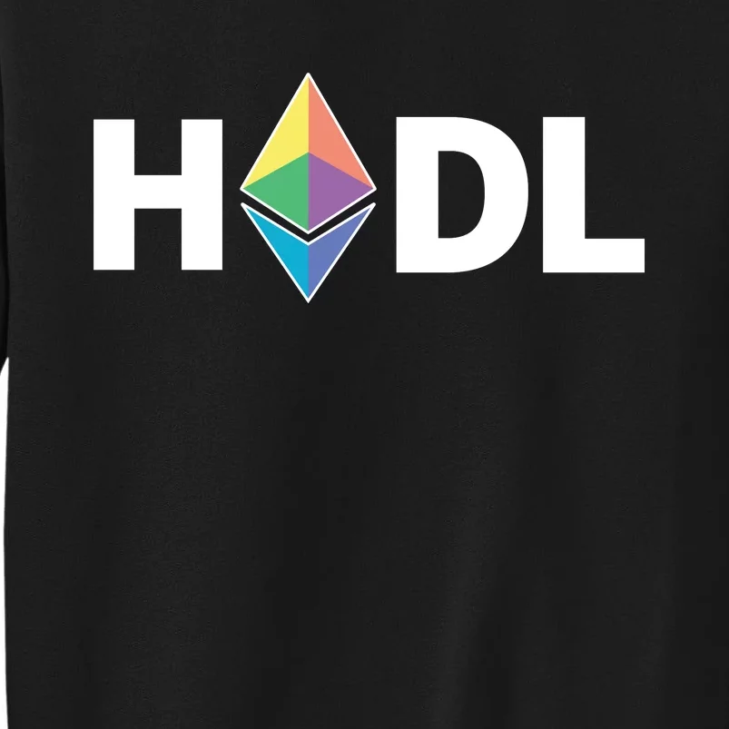 HODL Ethereum, Ethereum Logo Cryptocurrency, Funny HODL ETH Tall Sweatshirt