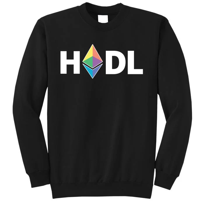 HODL Ethereum, Ethereum Logo Cryptocurrency, Funny HODL ETH Tall Sweatshirt