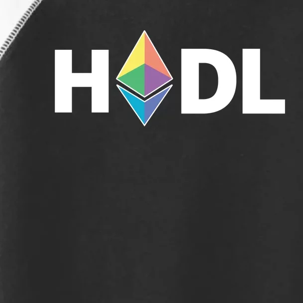 HODL Ethereum, Ethereum Logo Cryptocurrency, Funny HODL ETH Toddler Fine Jersey T-Shirt