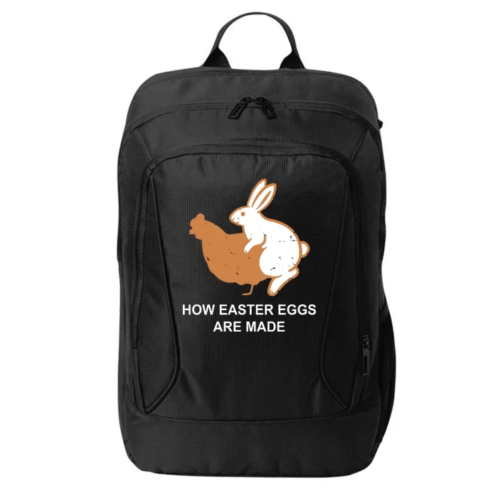 How Easter Eggs Are Made Funny Sarcastic City Backpack