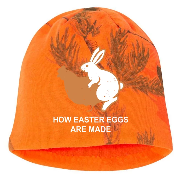 How Easter Eggs Are Made Funny Sarcastic Kati - Camo Knit Beanie