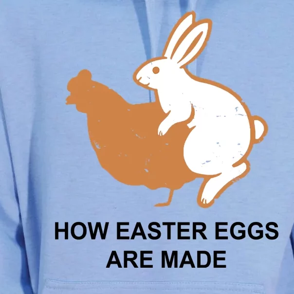 How Easter Eggs Are Made Funny Sarcastic Unisex Surf Hoodie