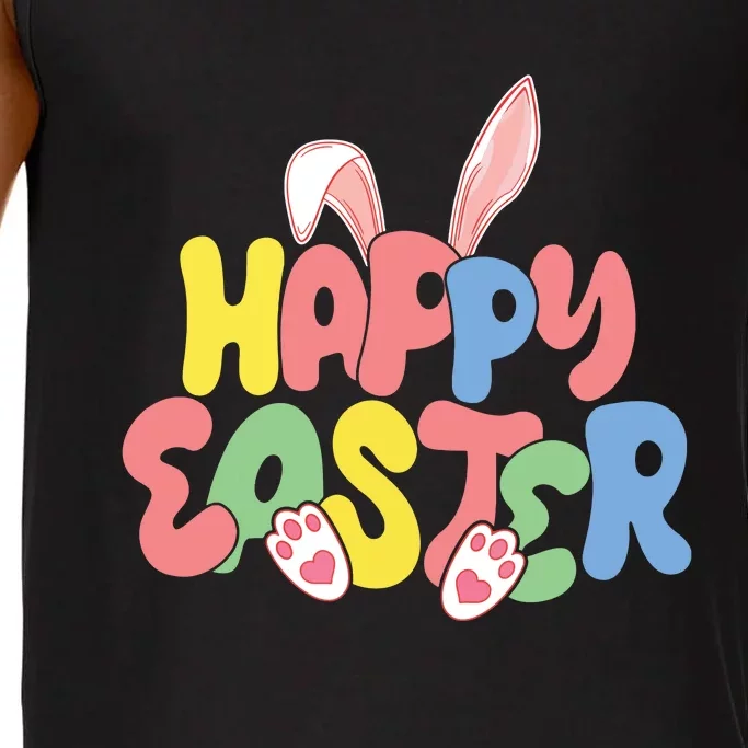 Happy Easter Easter Bunny Ears Easter Egg Hunt Matching Comfort Colors® Tank Top