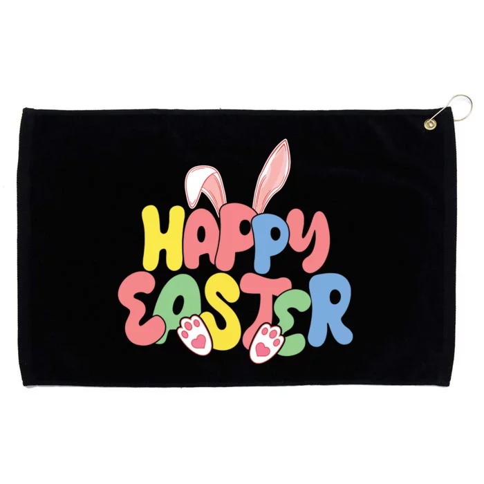 Happy Easter Easter Bunny Ears Easter Egg Hunt Matching Grommeted Golf Towel