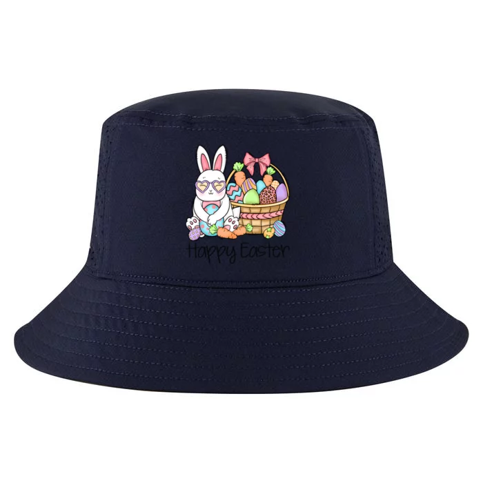 Happy Easter Egg Basket Bunny Ears Easter Day Cool Comfort Performance Bucket Hat