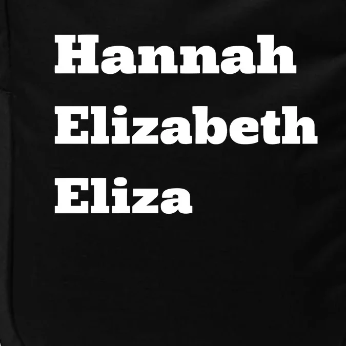 Hannah Elizabeth Eliza Impact Tech Backpack