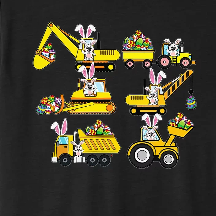 Heavy Equipment Easter Construction Vehicle Egg ChromaSoft Performance T-Shirt