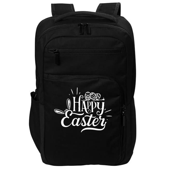 Happy Easter Egg Holiday Impact Tech Backpack