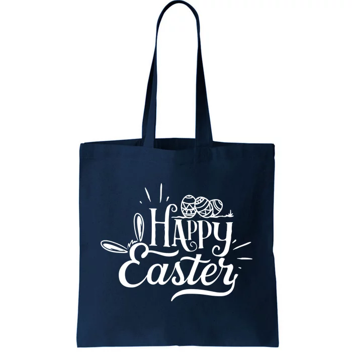 Happy Easter Egg Holiday Tote Bag