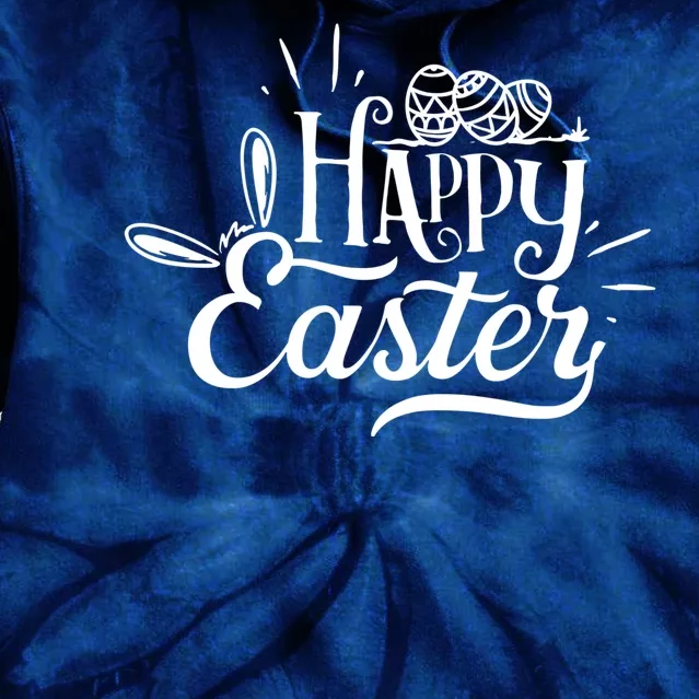 Happy Easter Egg Holiday Tie Dye Hoodie