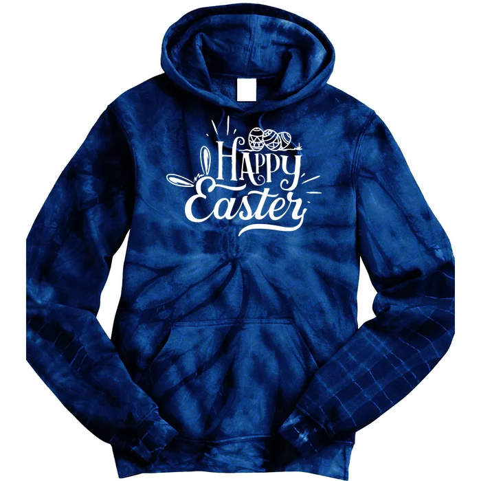 Happy Easter Egg Holiday Tie Dye Hoodie