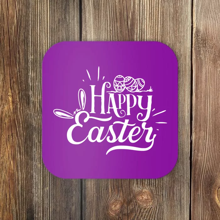 Happy Easter Egg Holiday Coaster