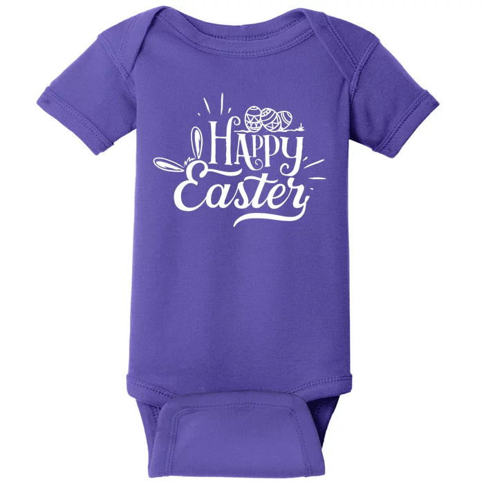 Happy Easter Egg Holiday Baby Bodysuit