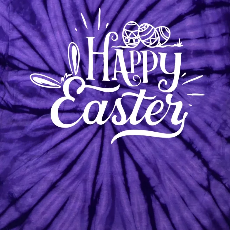 Happy Easter Egg Holiday Tie-Dye T-Shirt