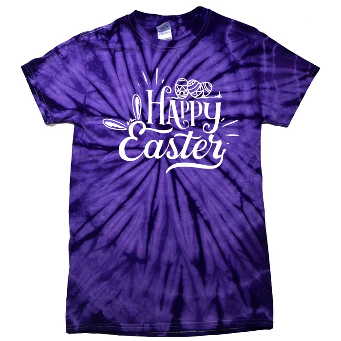 Happy Easter Egg Holiday Tie-Dye T-Shirt