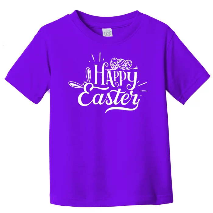 Happy Easter Egg Holiday Toddler T-Shirt