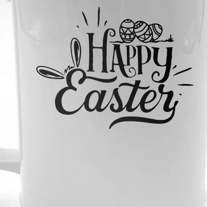 Happy Easter Egg Holiday Front & Back Beer Stein