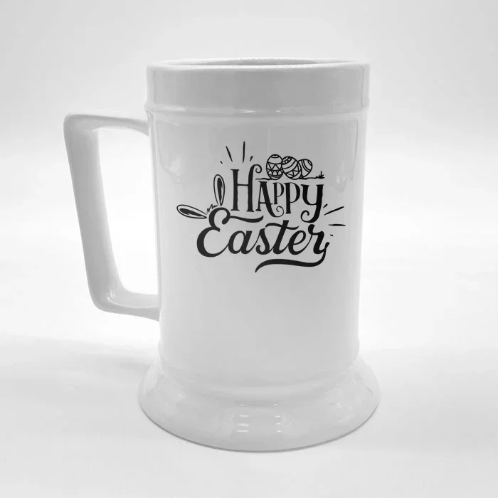 Happy Easter Egg Holiday Front & Back Beer Stein