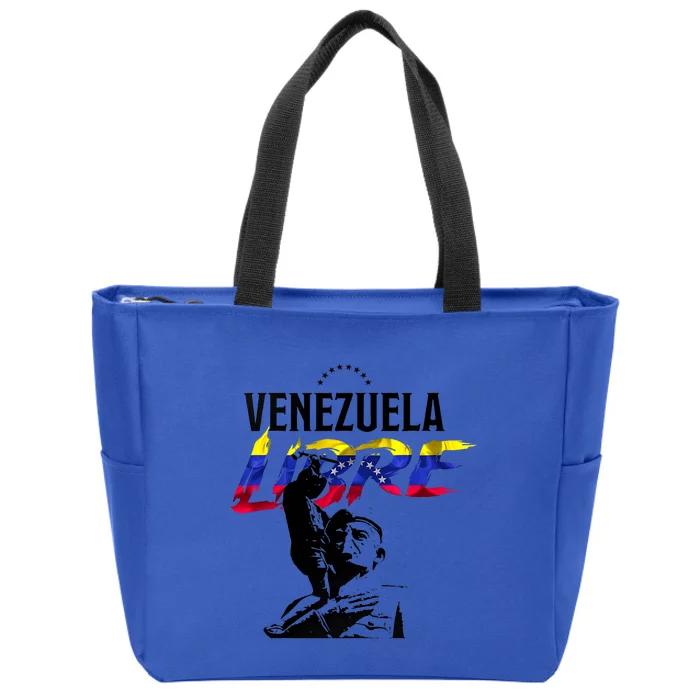 Hasta El Final Abajo Cadenas Venezuela Libre Zip Tote Bag