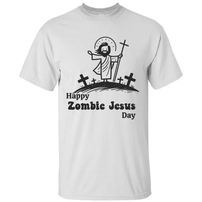 Happy Easter Funny Zombie Jesus Tall T-Shirt