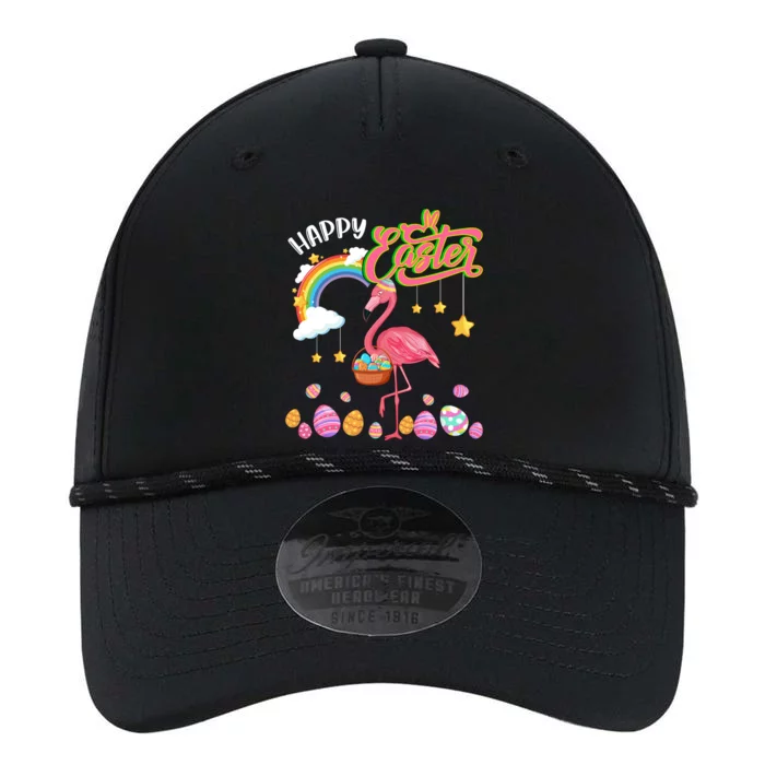 Happy Easter Flamingo With Eggs Basket Chocolate Eggs Hunt Meaningful Gift Performance The Dyno Cap