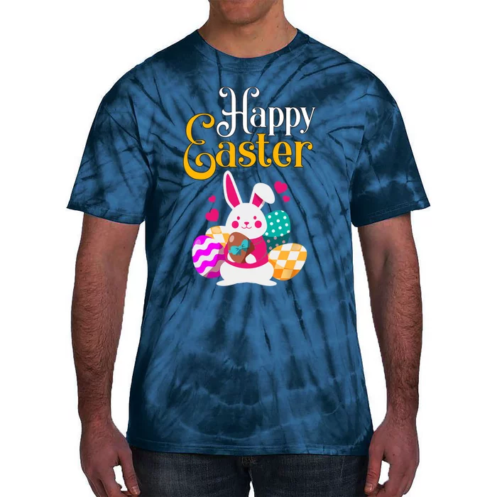 Happy Easter for Girl and Wo - Easter Tie-Dye T-Shirt