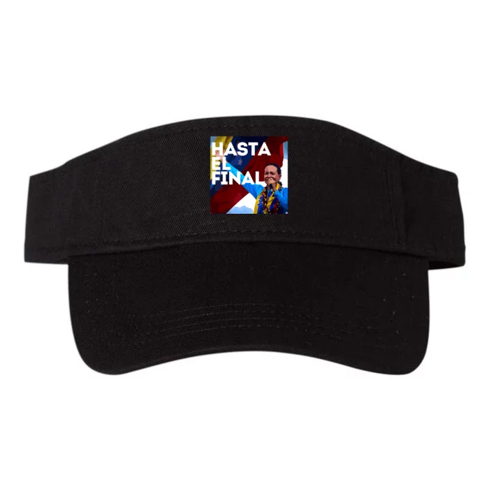 Hasta El Final Maria Corina Venezuela Libre Valucap Bio-Washed Visor