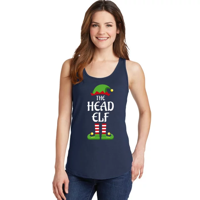 Head Elf Family Matching Group Christmas Ladies Essential Tank